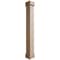 Ekena Millwork Rough Sawn Endurathane Faux Wood Non-Tapered Square Column Wrap w/Standard Capital & Base, 8"W x 4'H COLURS08X048STUF - alternate 1